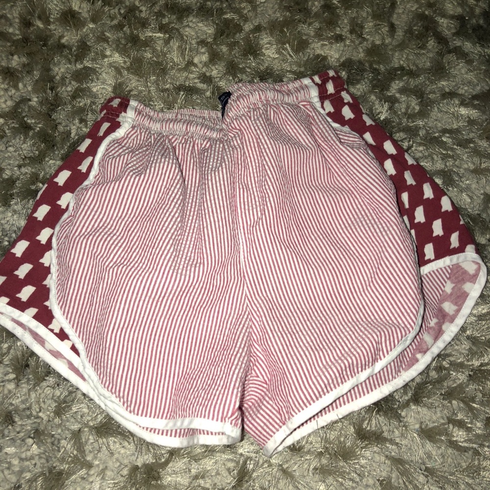Maroon Lauren James MS athletic shorts (S)